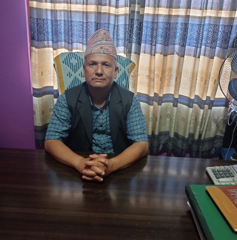 Mr. Balaram Khanal, Managing Director of Sweta Sadan English Boarding Secondary School